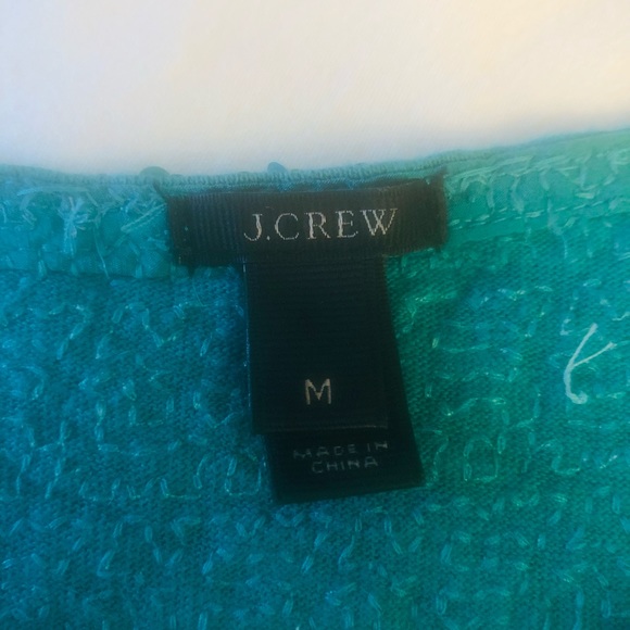JCrew stunning sequined, striped shell, size M. Lined on inside. - Picture 7 of 9
